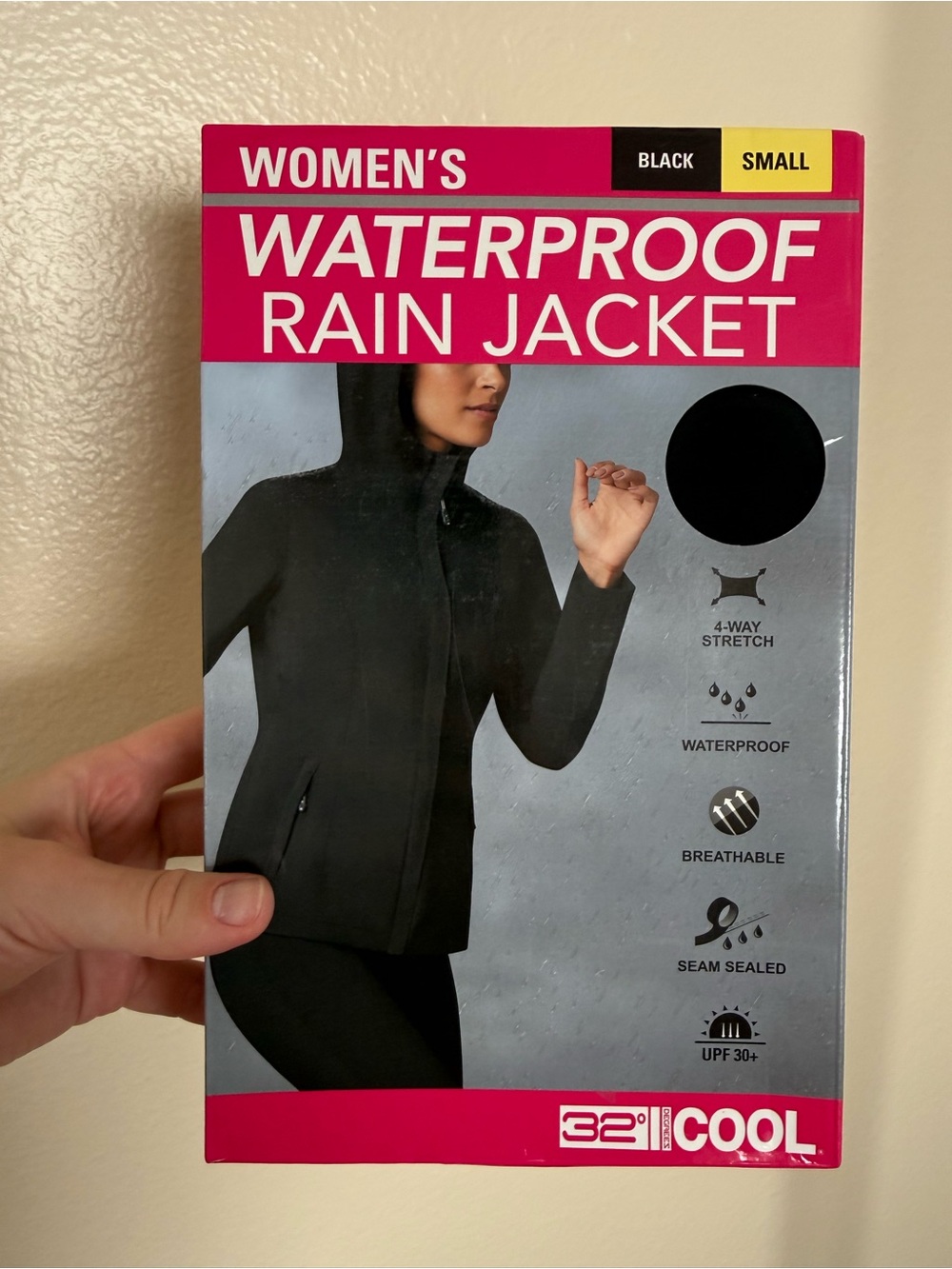 32 Degrees Women's Black Waterproof Utility Jacket